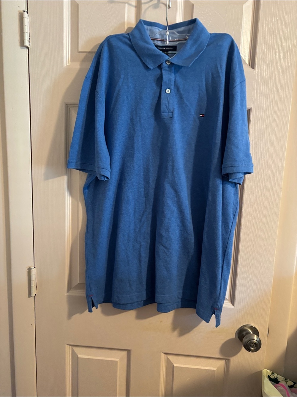 Tommy Hilfiger Men's Royal Blue Pique Polo